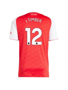 Muži Futbalové oblečenie Arsenal Jurrien Timber #12 2025-26 Krátky Rukáv - Domáci